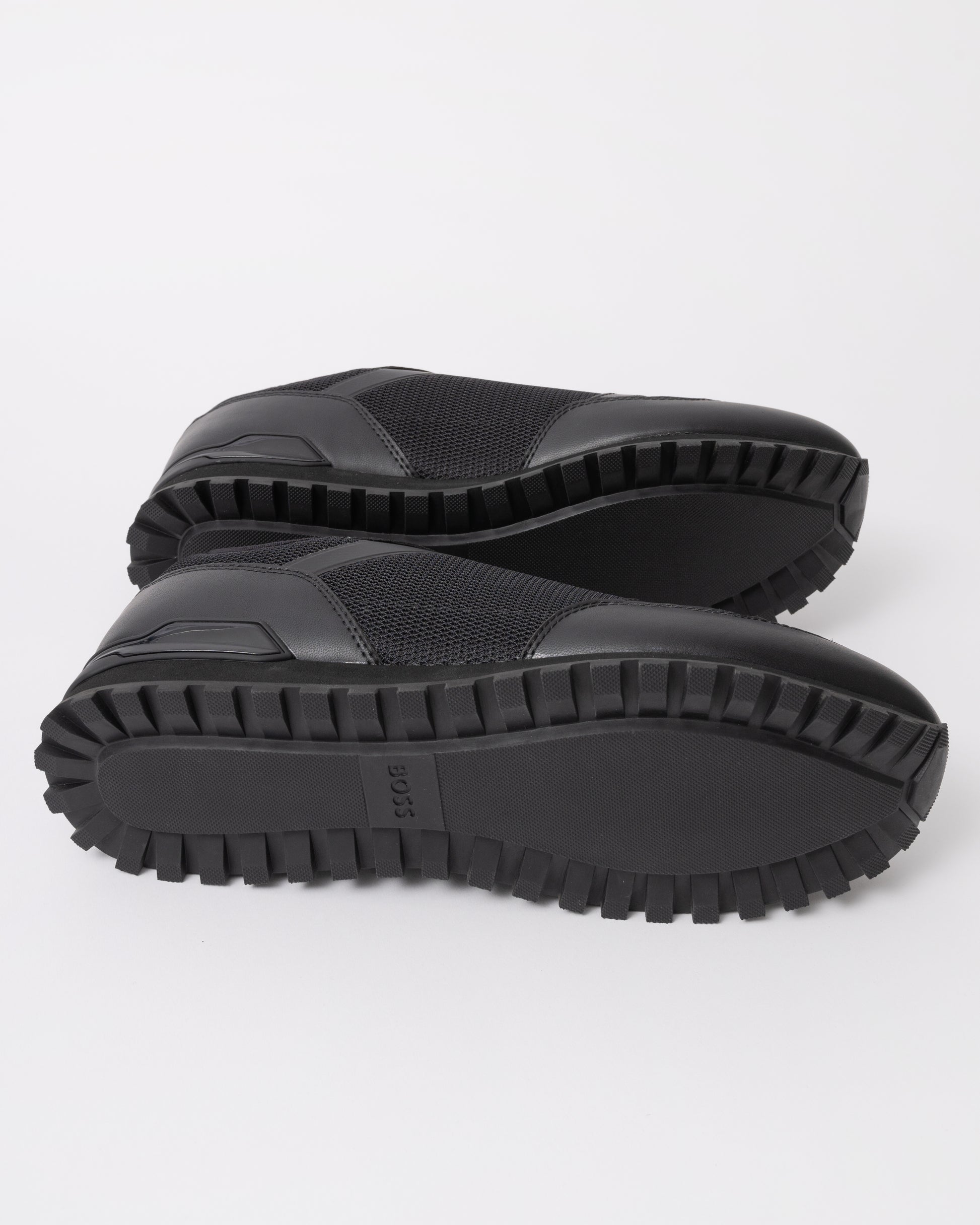 BOSS Orange Parkour L Runn Methn Trainers - Dark Blue 401 sole