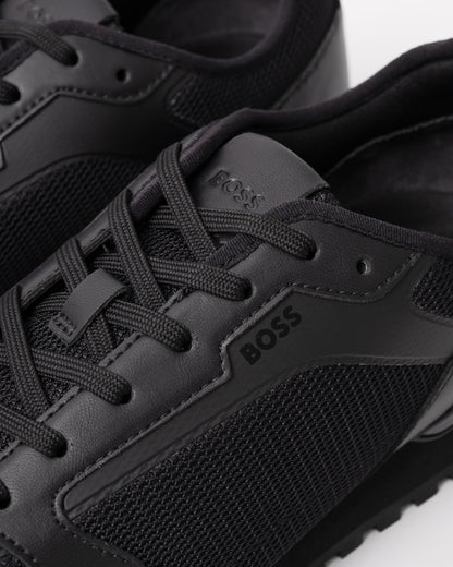 BOSS Orange Parkour L Runn Methn Trainers - Dark Blue 401 detail