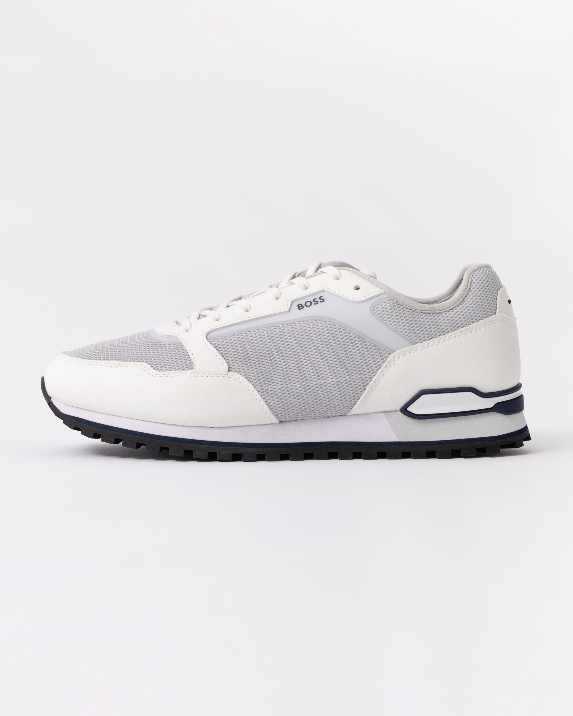 BOSS Orange Mens Parkour Runn Meth Trainers - Natural 104 side