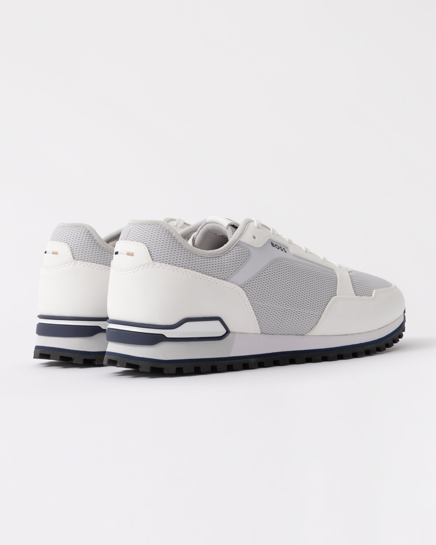 BOSS Orange Mens Parkour Runn Meth Trainers - Natural 104 side