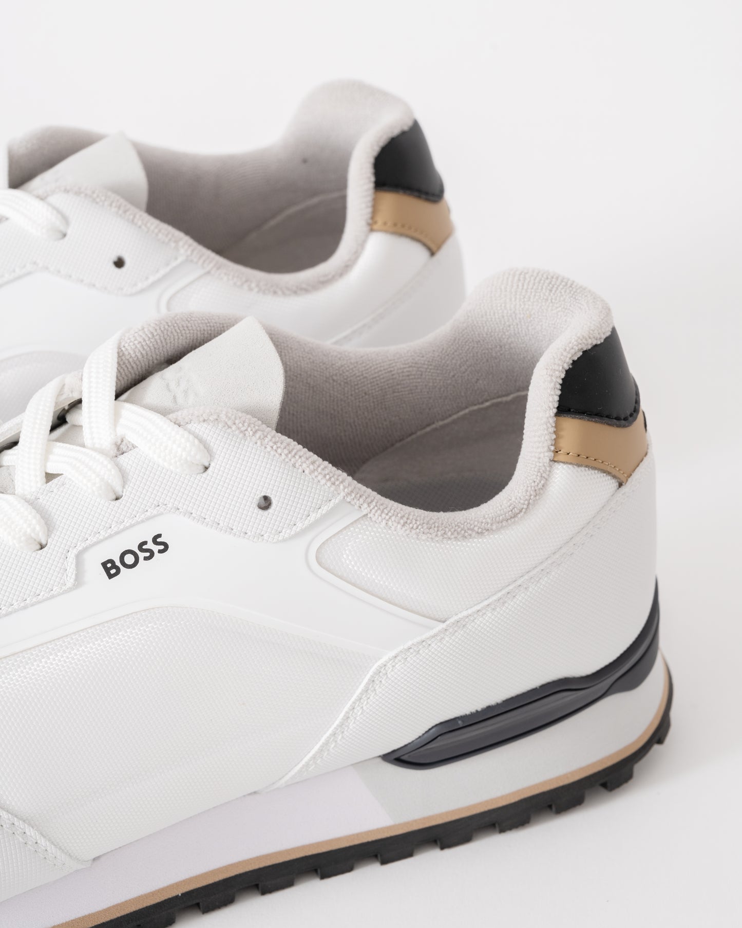 BOSS Orange Parkour-L_Runn_txhf Mens Trainers - Open White 122