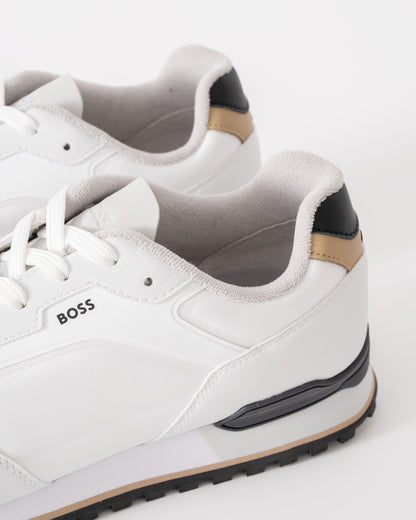 BOSS Orange Parkour-L_Runn_txhf Mens Trainers - Open White 122