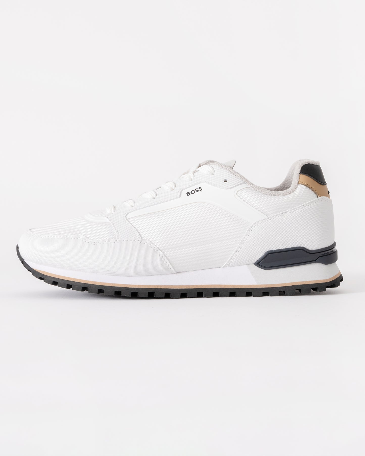 BOSS Orange Parkour-L_Runn_txhf Mens Trainers - Open White 122
