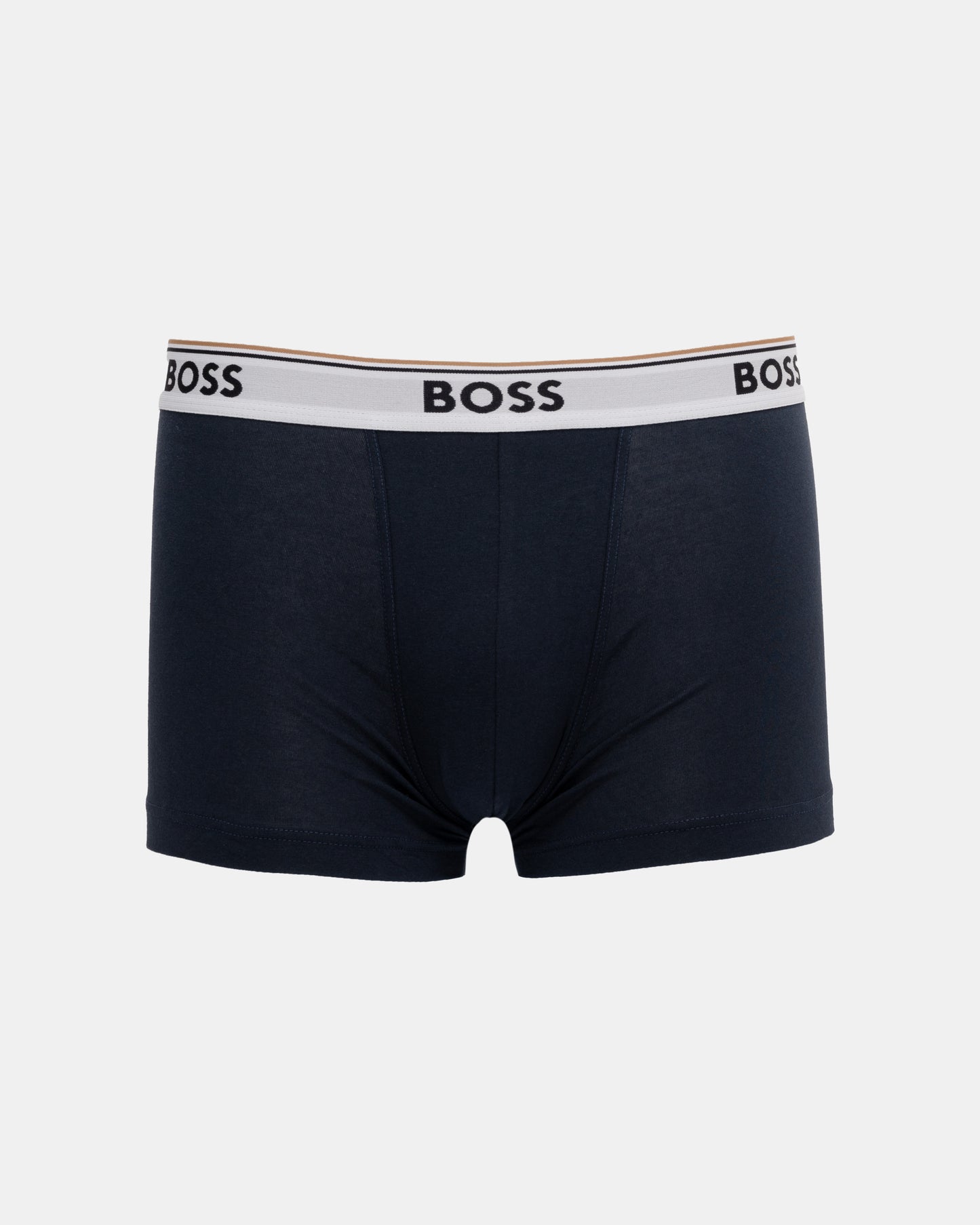 BOSS Orange Power 3-Pack Mens Trunks - Open Blue 461 - CHO - Designer Mens Underwear