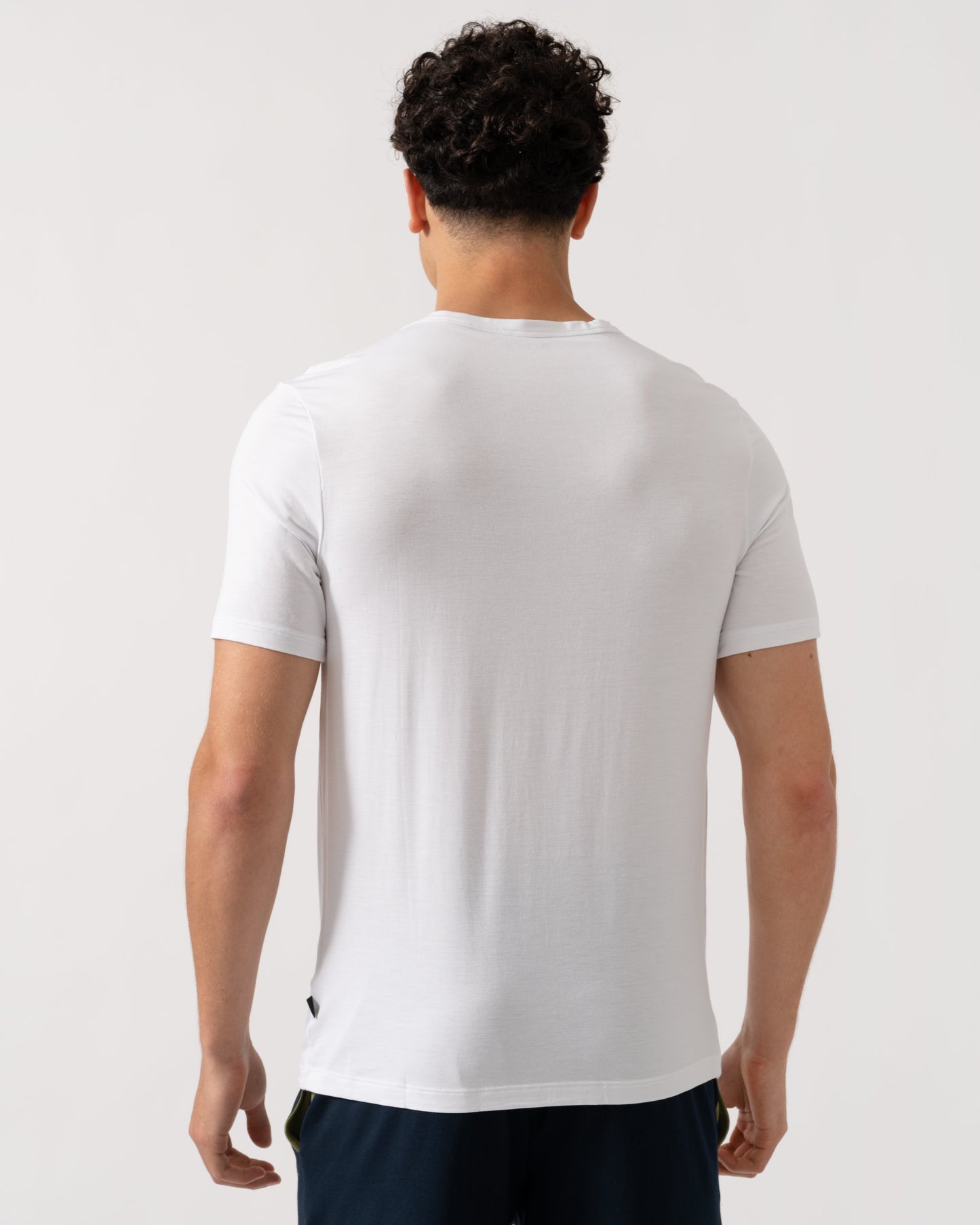 BOSS Orange RN Bamboo 3-Pack Mens T-Shirts - White 100