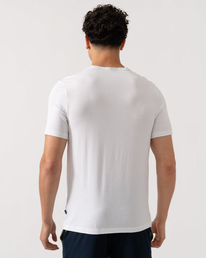 BOSS Orange RN Bamboo 3-Pack Mens T-Shirts - White 100