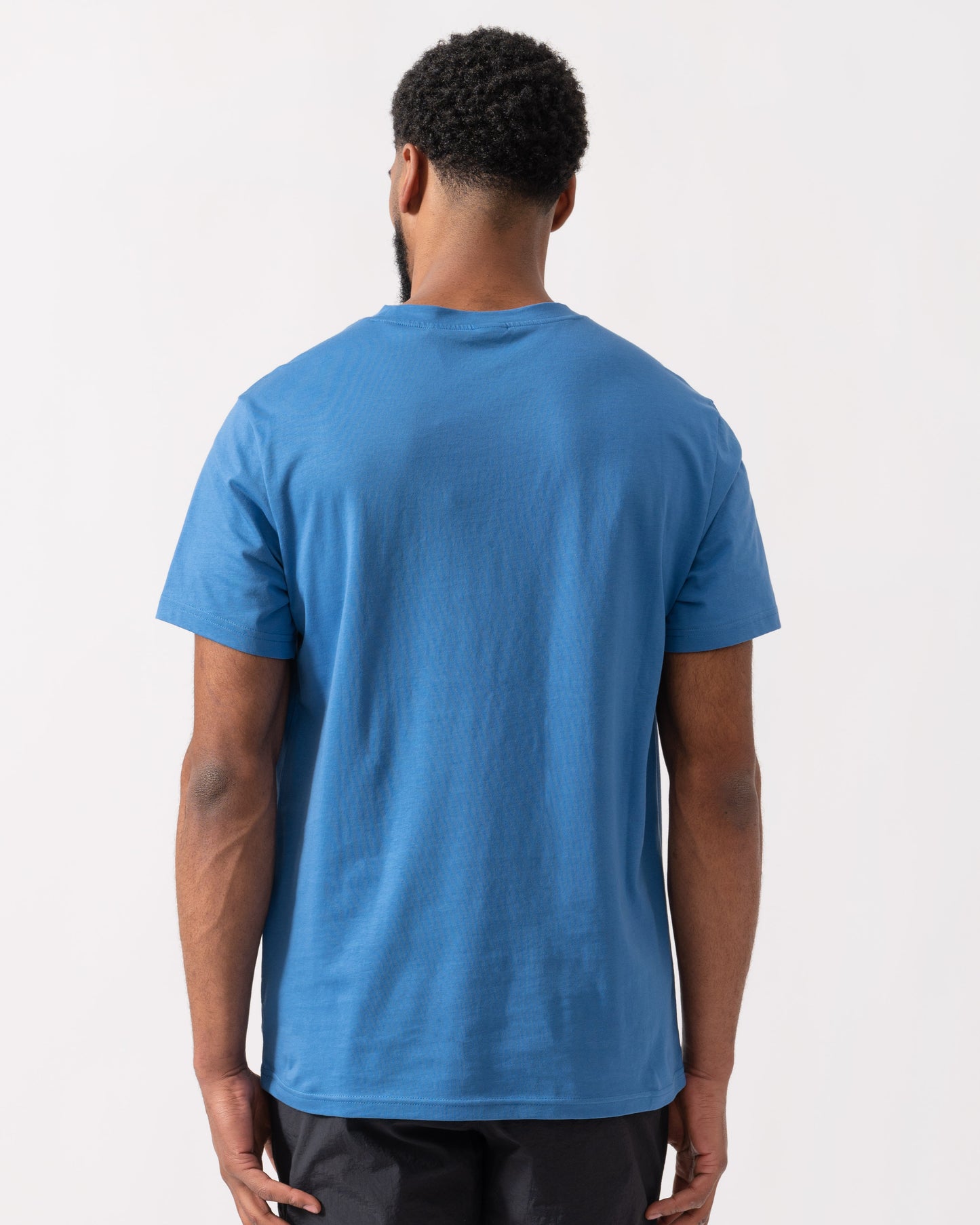 BOSS Orange RN Relaxed Fit T-Shirt With Contrast Logo - Bright Blue 436
