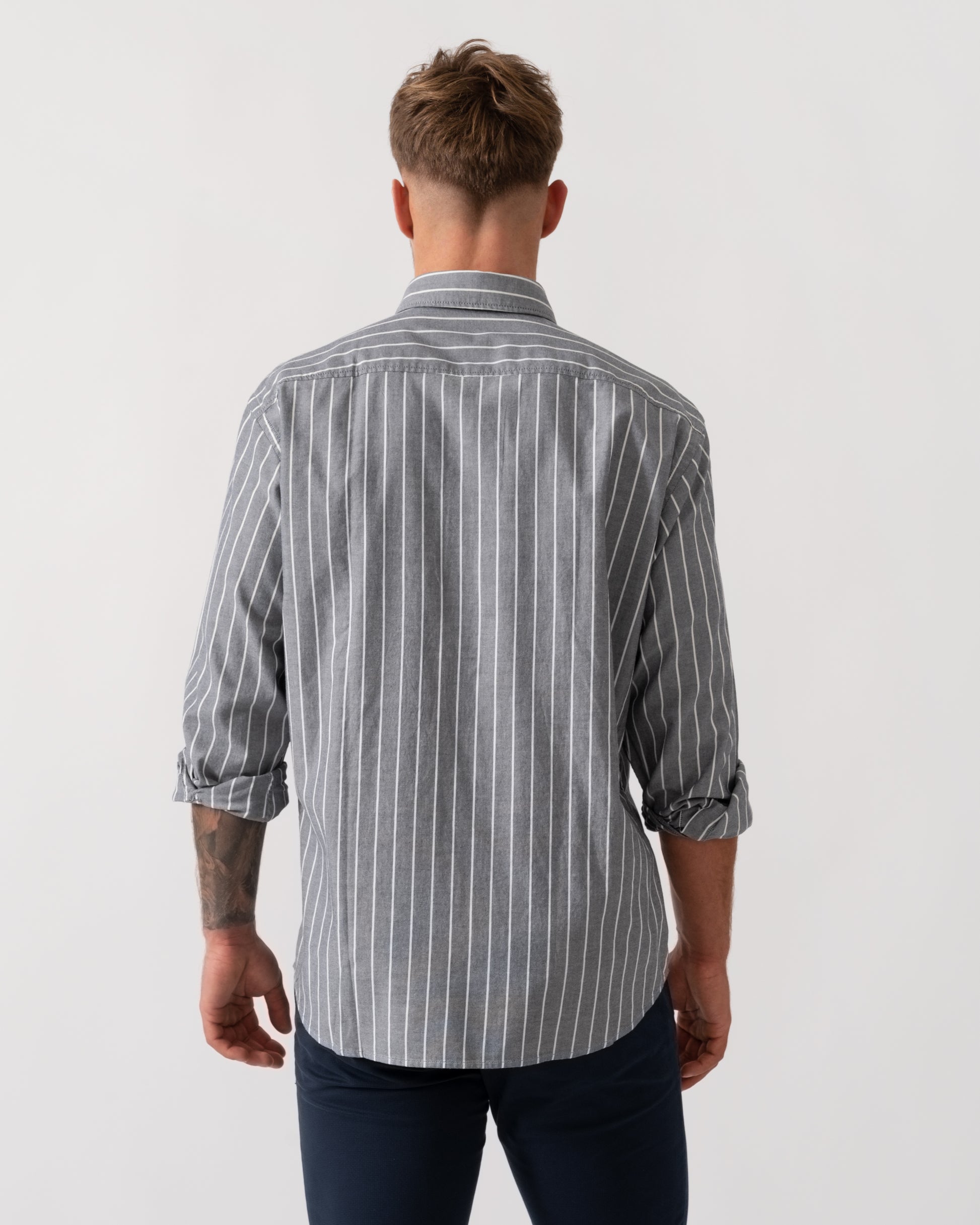 BOSS Orange Ricoplus Shirt - Dark Blue 404 - back