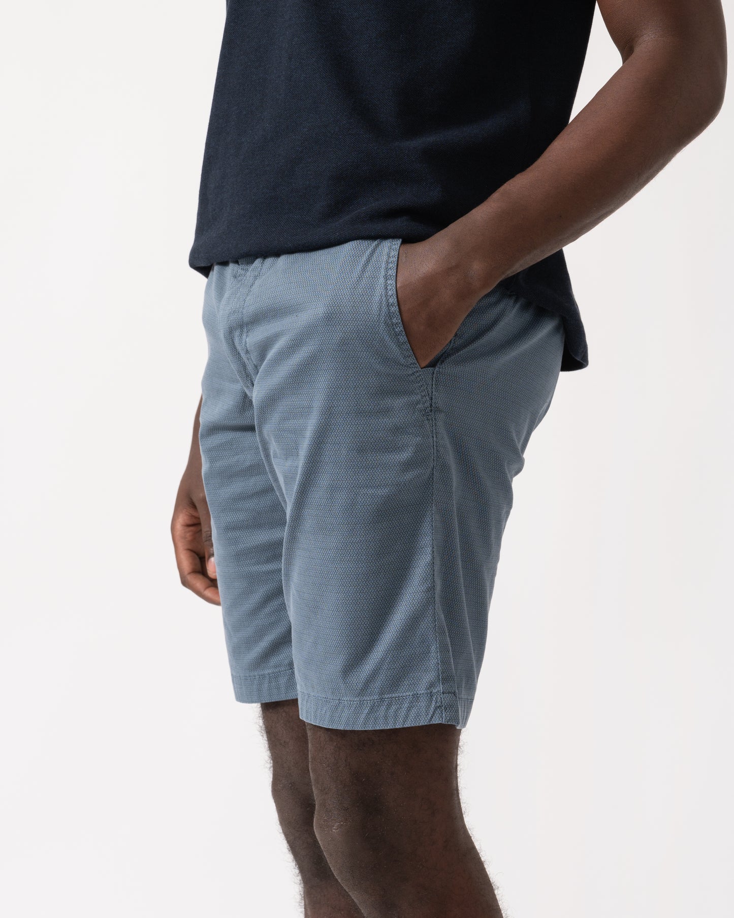 BOSS Orange Slim-Fit Mens Chino Shorts in Stretch-Cotton Twill - Open Blue 462