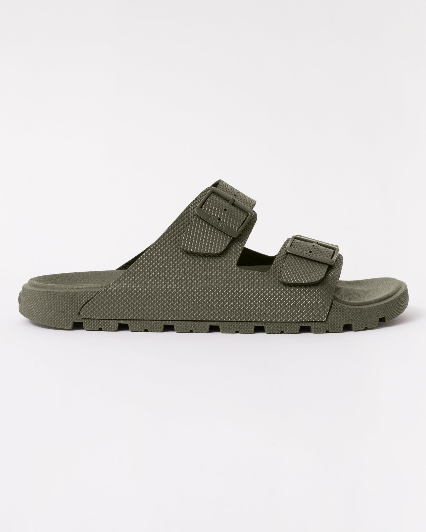 BOSS Orange Surfley Mens Twin-Strap Sandals - Dark Green 308