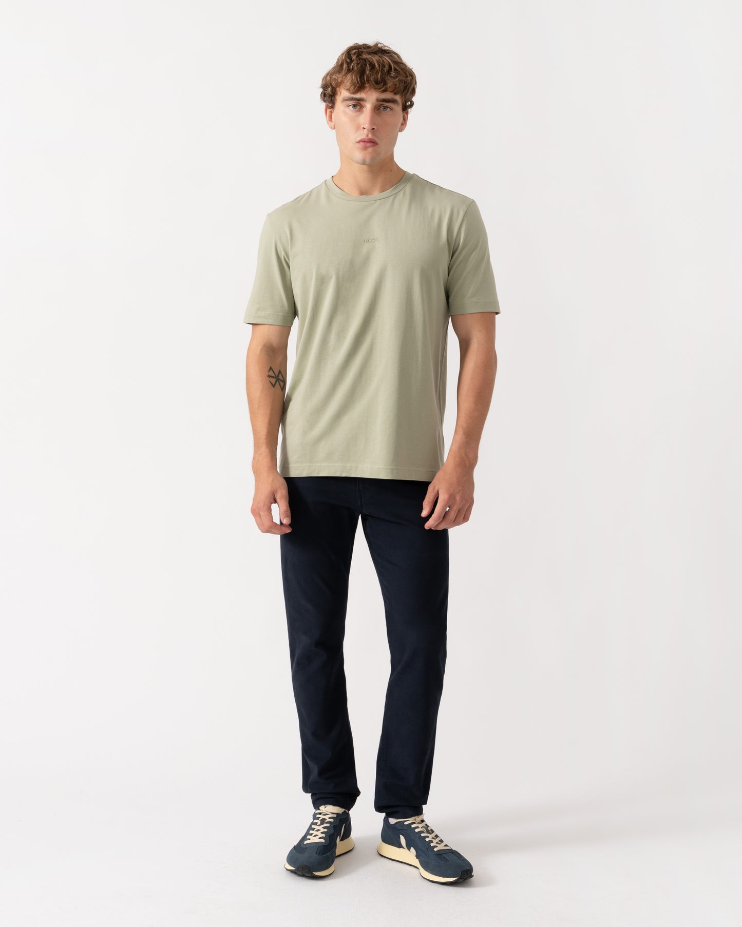 BOSS Orange Delaware Mens Trousers - Dark Blue 404