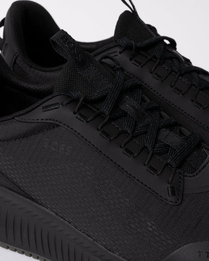 BOSS Orange TTNM EVO Runn Mens Mesh Upper Trainers - Black 005