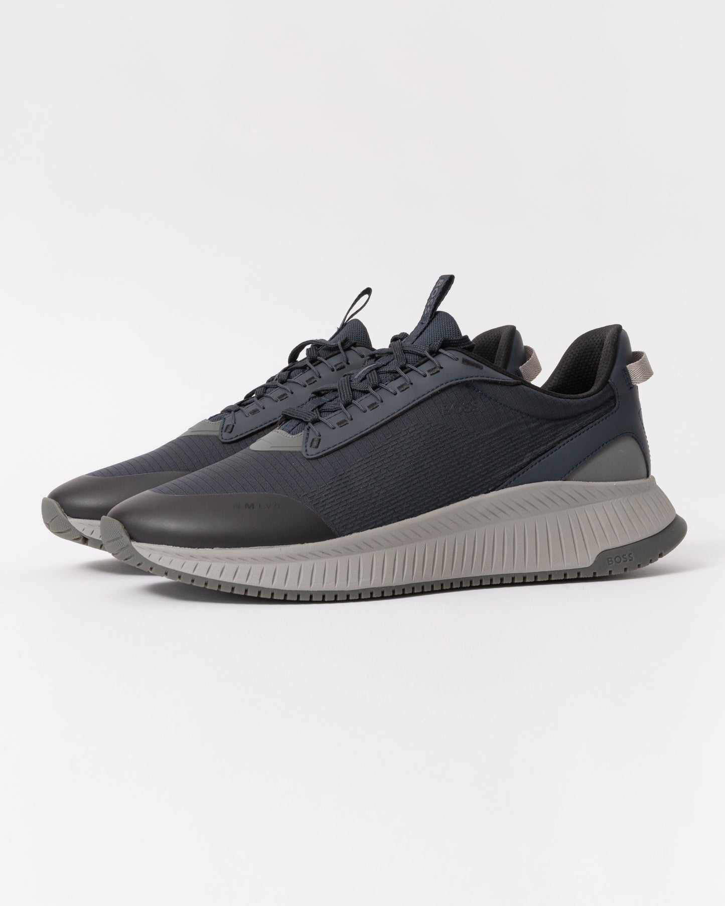 BOSS Orange TTNM EVO Runn Mens Mesh Upper Trainers - Navy 410