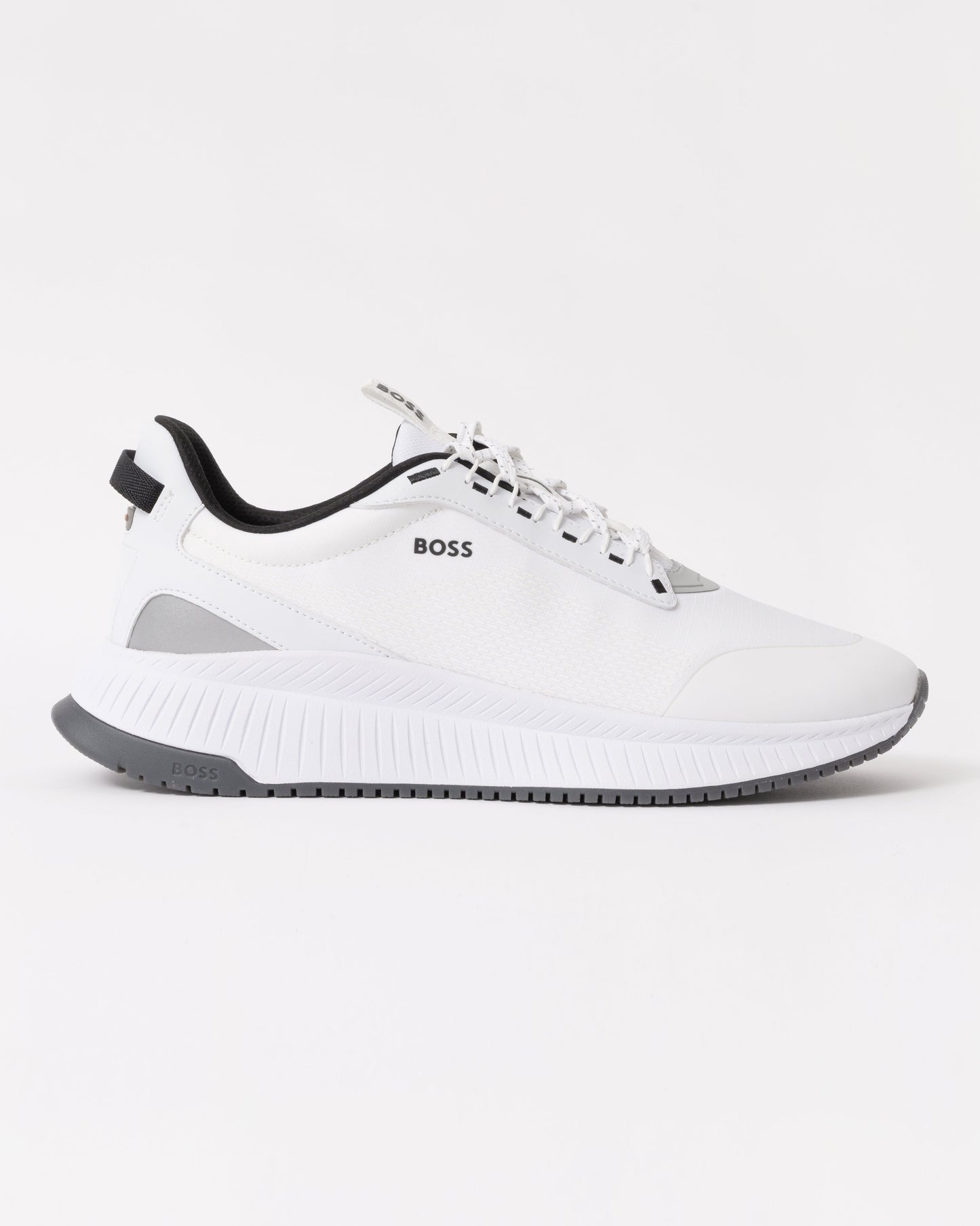 BOSS Orange TTNM EVO Runn Mens Mesh Upper Trainers - Open White 121