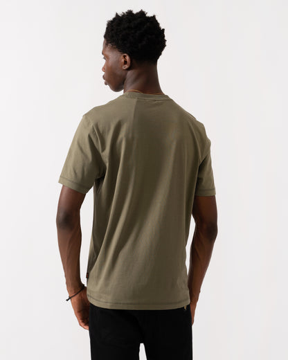 BOSS Orange Te Container Mens Graphic Print T-Shirt - Open Green 342