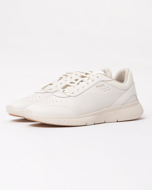 BOSS Orange Titanis_Runn_ltmx Mens Trainers - Open White 110