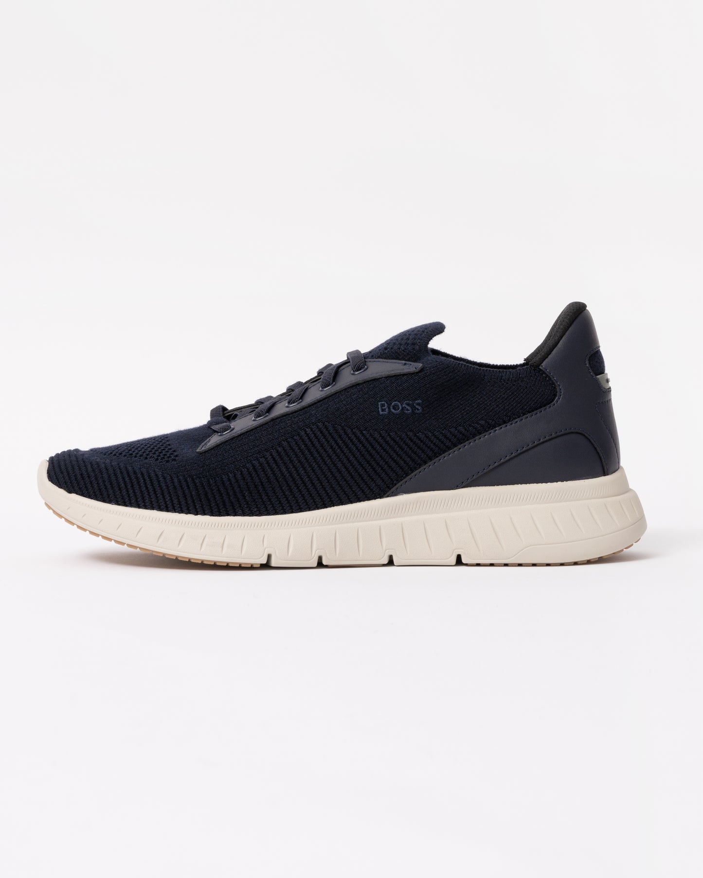 BOSS Orange Titanis_Slon_knwal Mens Trainers - Dark Blue 401