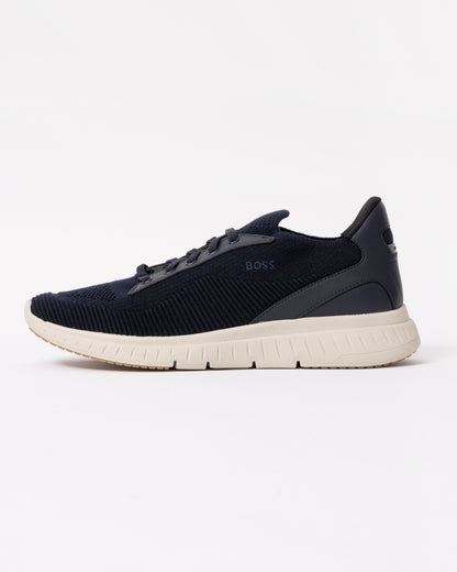 BOSS Orange Titanis_Slon_knwal Mens Trainers - Dark Blue 401