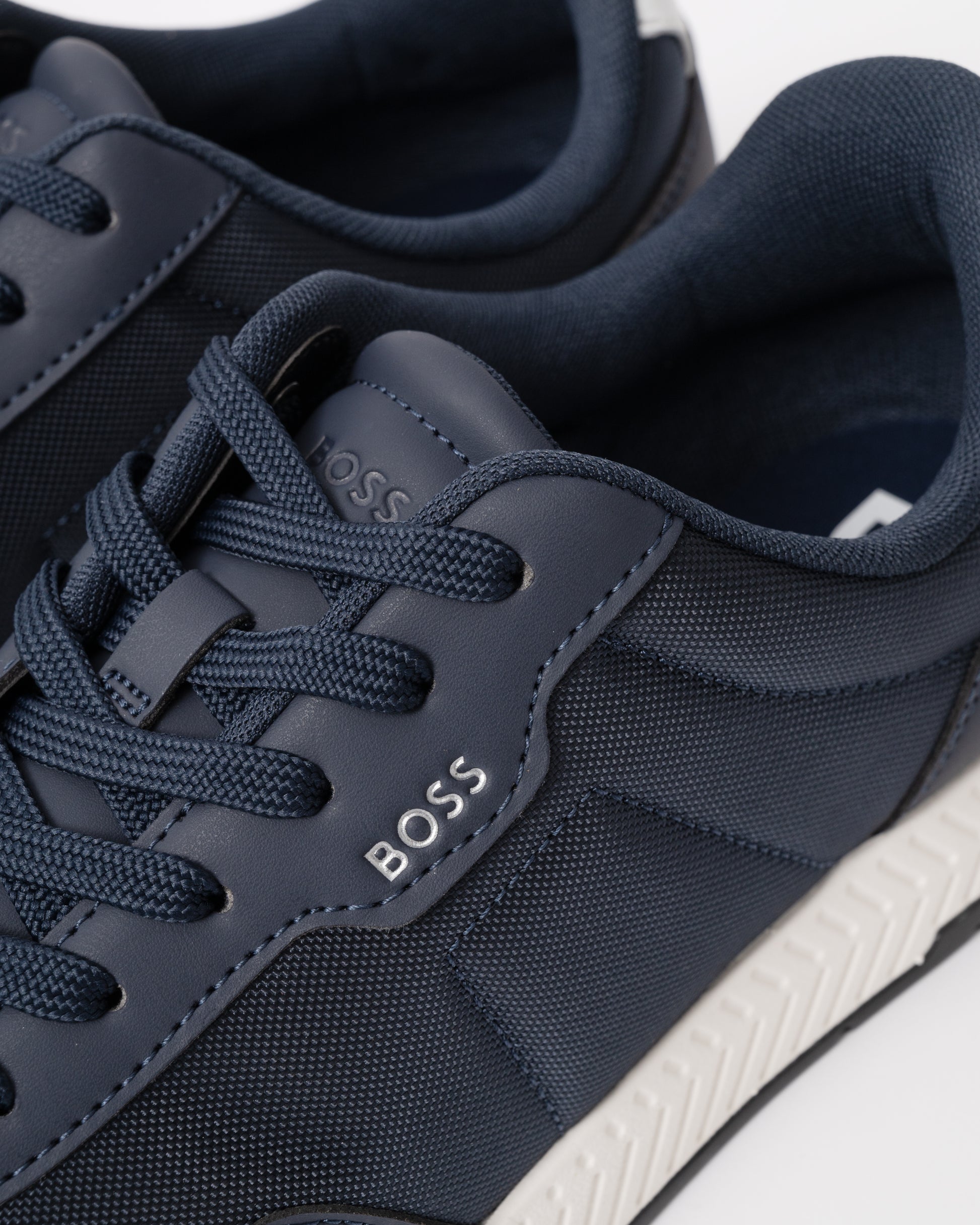 BOSS Orange Titanium Runn Mens Trainers - Dark Blue 404 detail