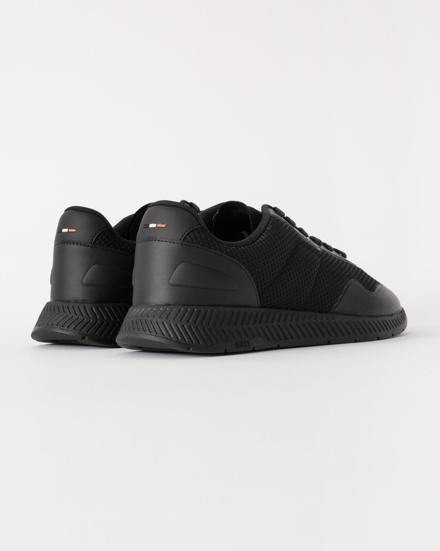 BOSS Orange Titanium Runner Meth Trainers - Black 005