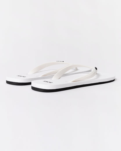 BOSS Orange Tracy Thong Mens Flip Flops - White 100