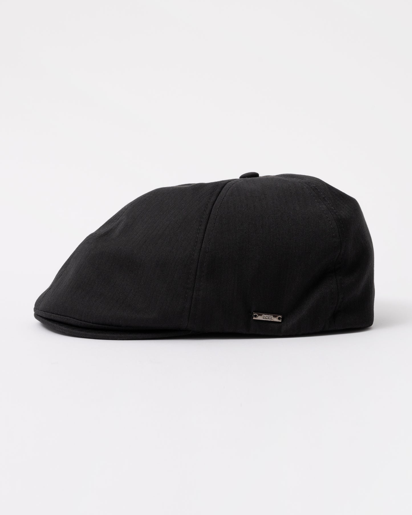 BOSS Orange Mens Trystan Flat Cap - Black 001 side