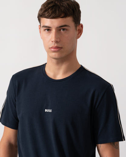 BOSS Orange Unique Mens Pyjama T-Shirt - Dark Blue 403