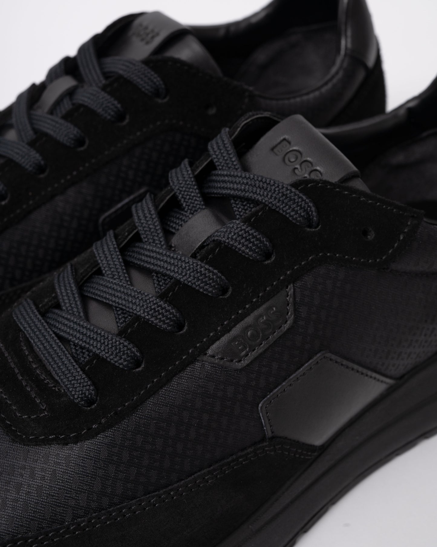 BOSS Orange Mens Vinston Trainers - Black 005 | CHO | Designer Mens Trainers