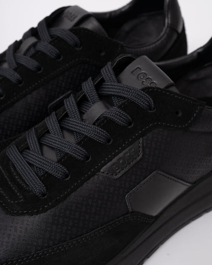 BOSS Orange Mens Vinston Trainers - Black 005 | CHO | Designer Mens Trainers