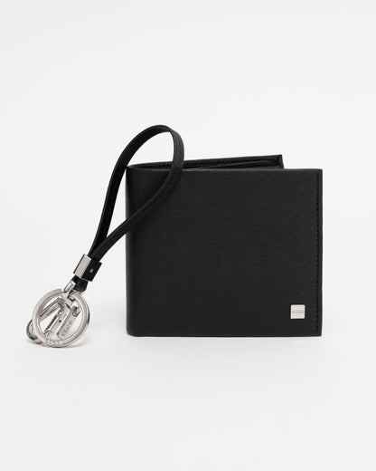 BOSS Orange Wallet and Keyring Gift Set Keychain and Wallet