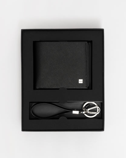 BOSS Orange Wallet and Keyring Gift Set in packaging
