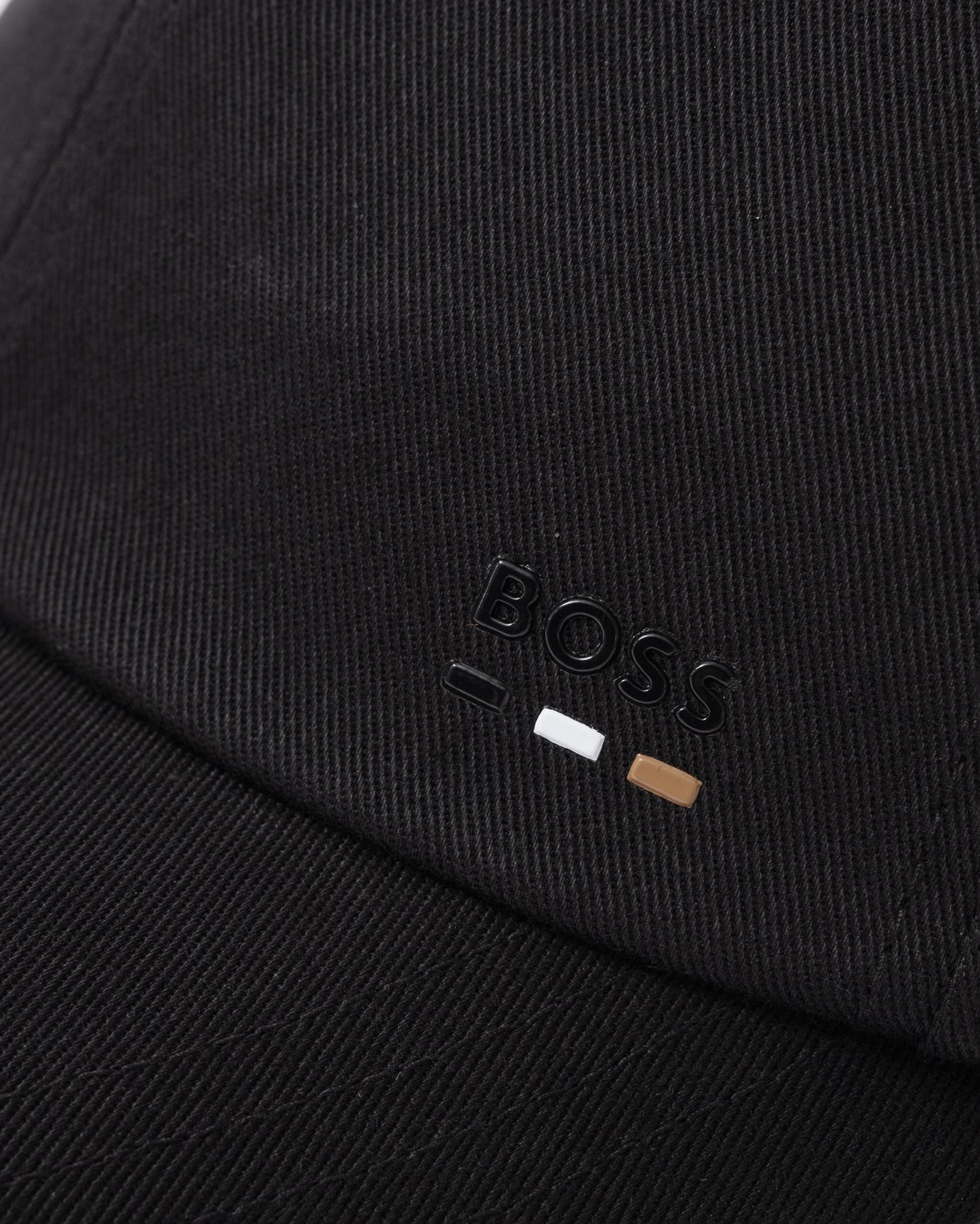 BOSS Orange Mens Zed Icon Cap - Black 001 logo detail