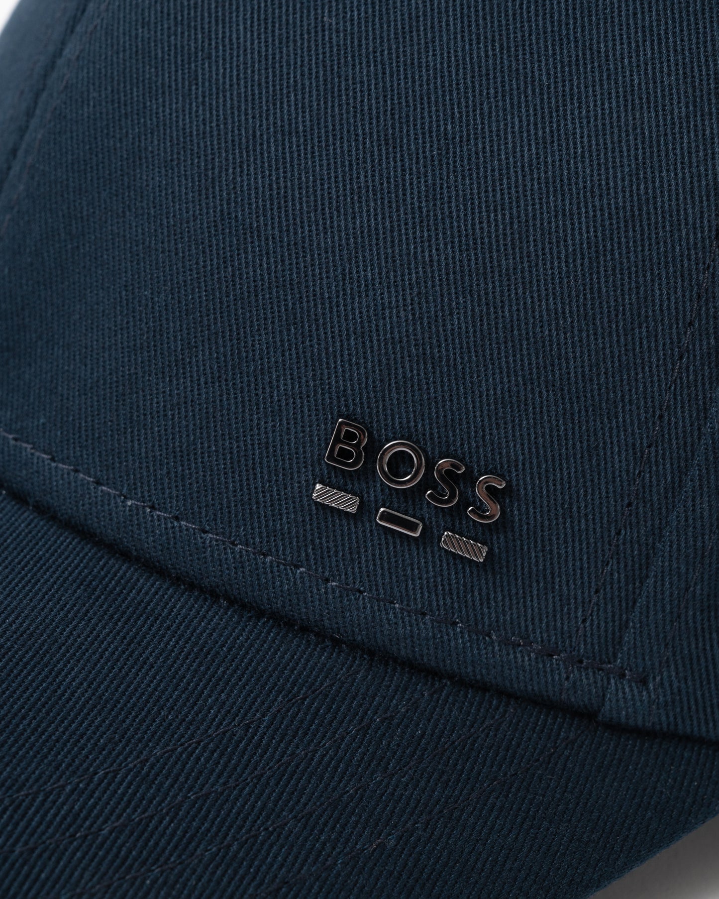 BOSS Orange Mens Zed Baseball Cap - Dark Blue 404 logo detail