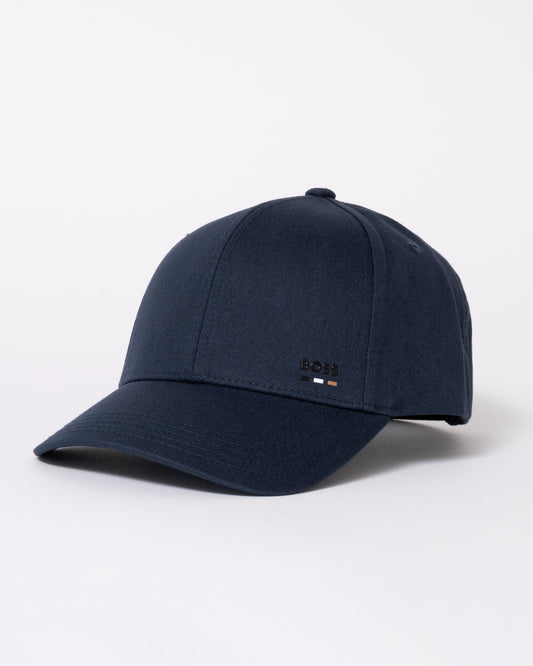 BOSS Orange Zed Stripe Mens Baseball Cap - Dark Blue 404