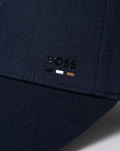 BOSS Orange Zed Stripe Mens Baseball Cap - Dark Blue 404