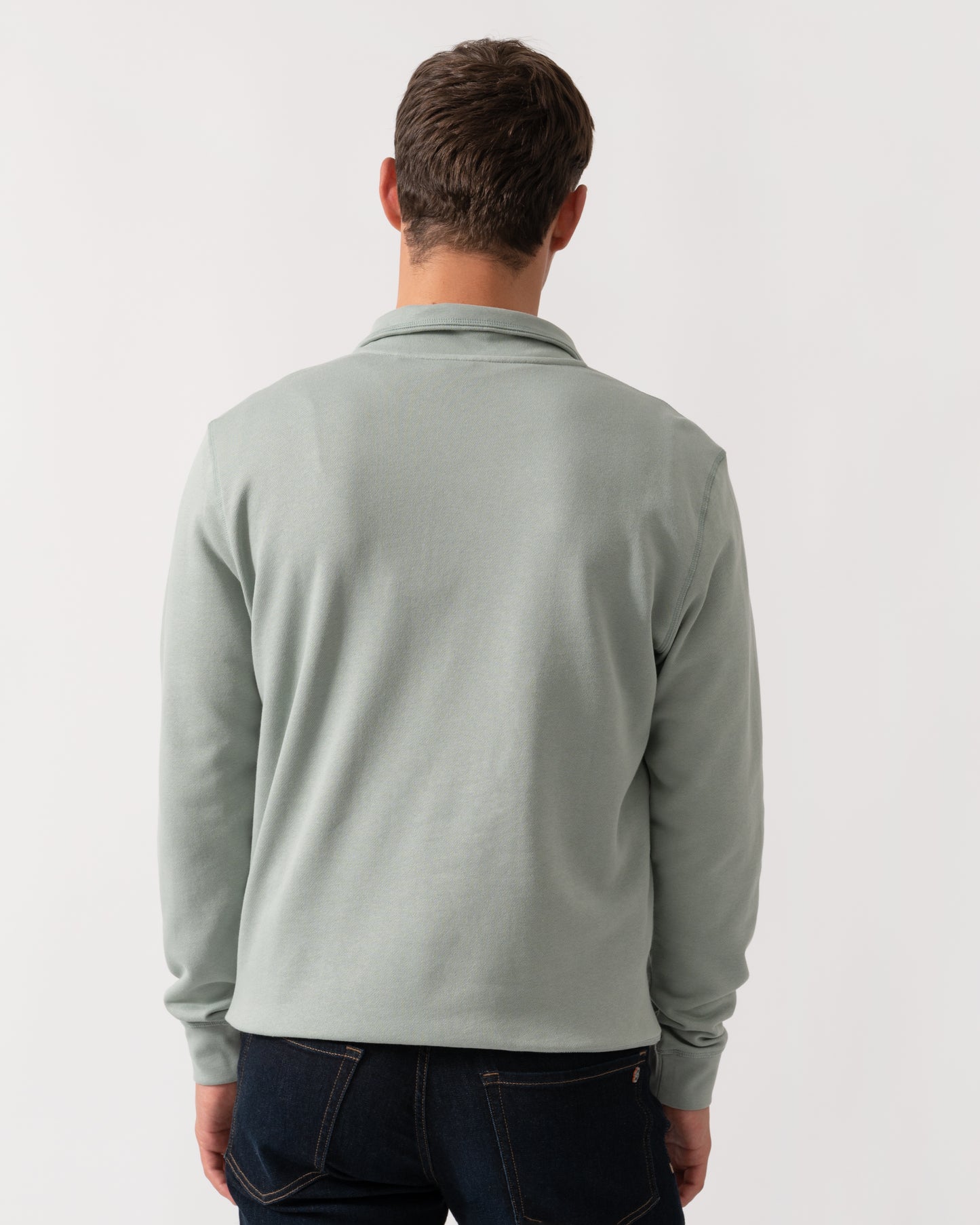 BOSS Orange Zetrust Mens 1/4 Zip Sweatshirt - Open Green 351