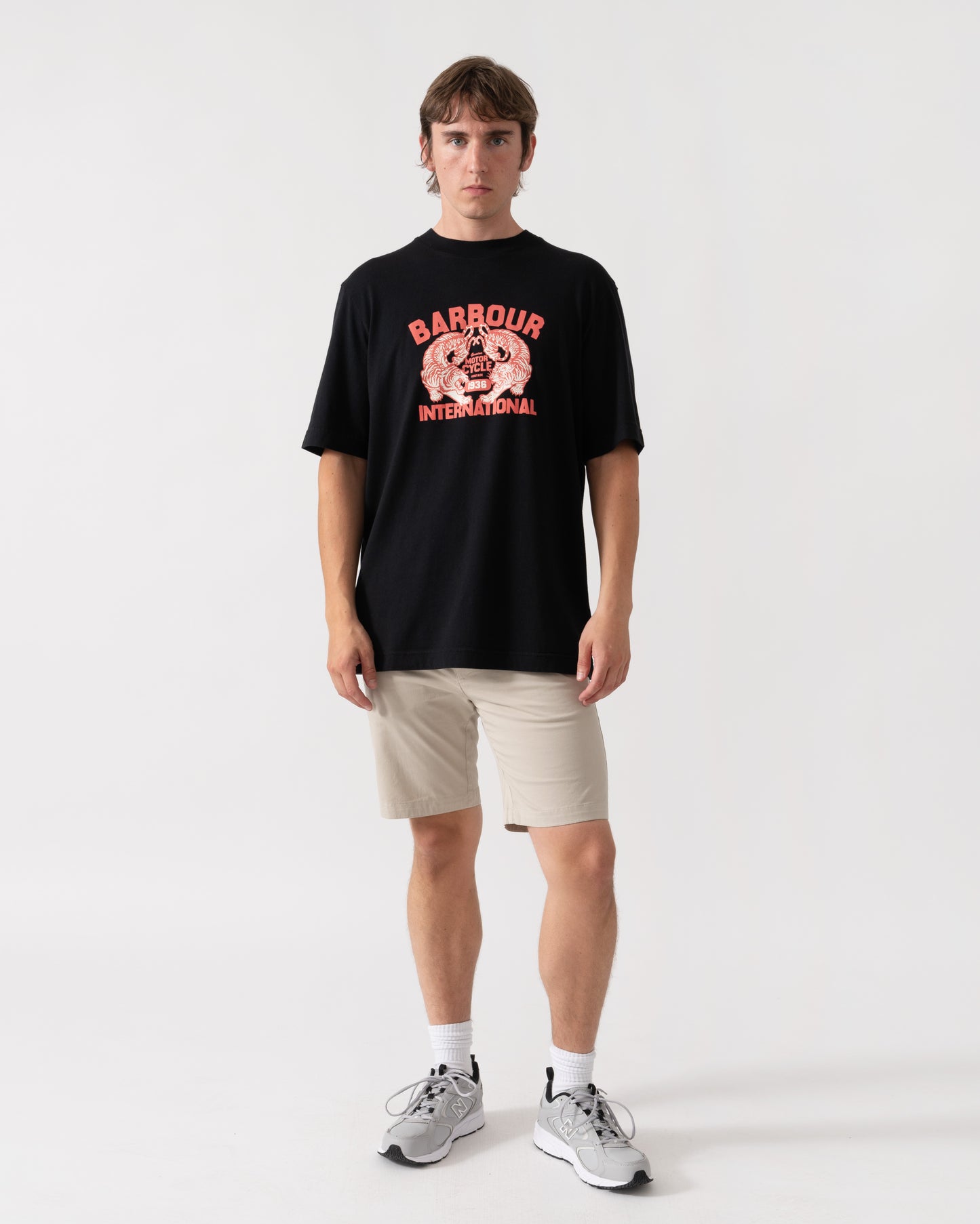 Barbour International Talisman Mens Graphic T-Shirt - Black