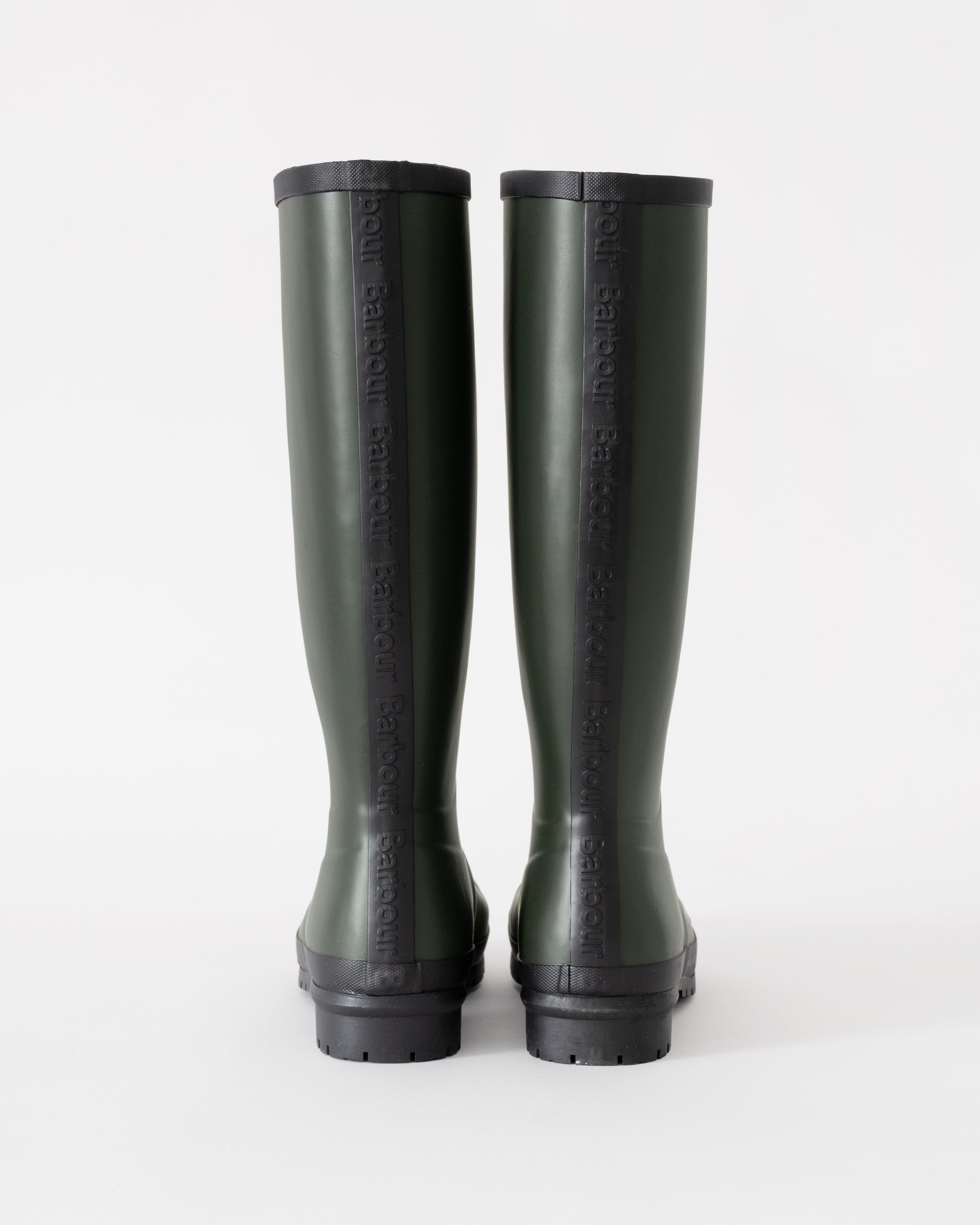 Barbour Abbey Womens Wellingtons in Olive