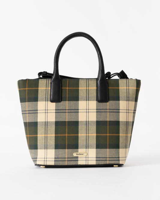 Barbour Birch Womens Tartan Tote Bag- Ancient Tartan