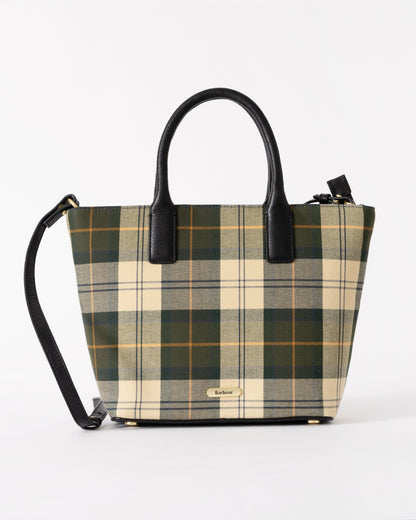 Barbour Birch Womens Tartan Tote Bag- Ancient Tartan