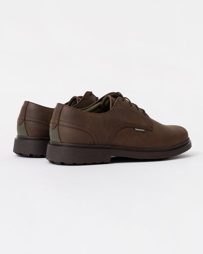 Barbour Carthy Mens Derby Shoes - Dark Brown back