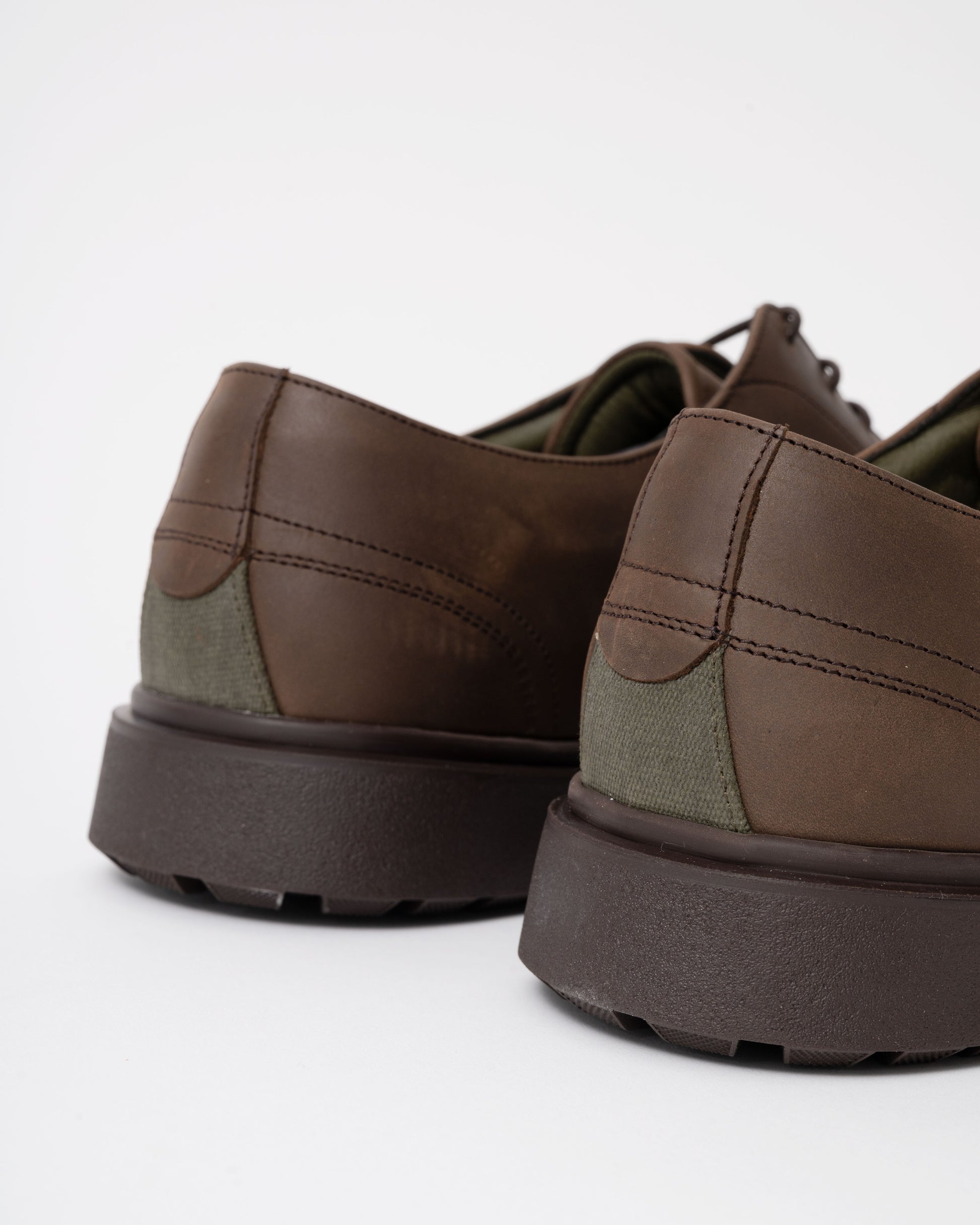 Barbour Carthy Mens Derby Shoes - Dark Brown back