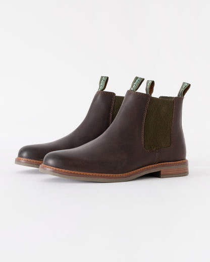 Barbour Farsley Mens Chelsea Boots in Choco