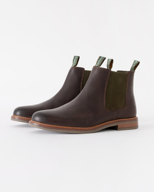 Barbour Farsley Mens Chelsea Boots in Choco