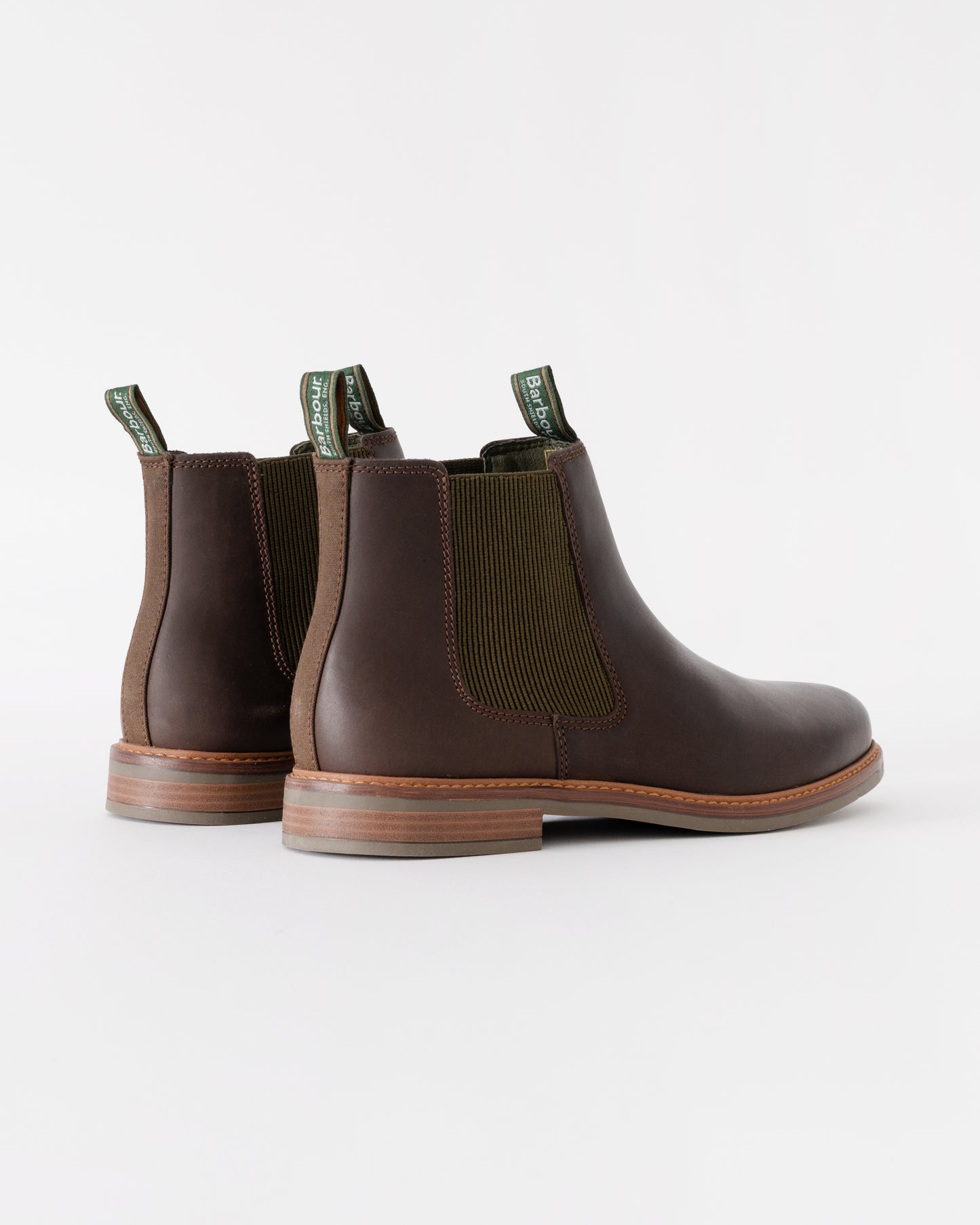 Barbour Farsley Mens Chelsea Boots in Choco