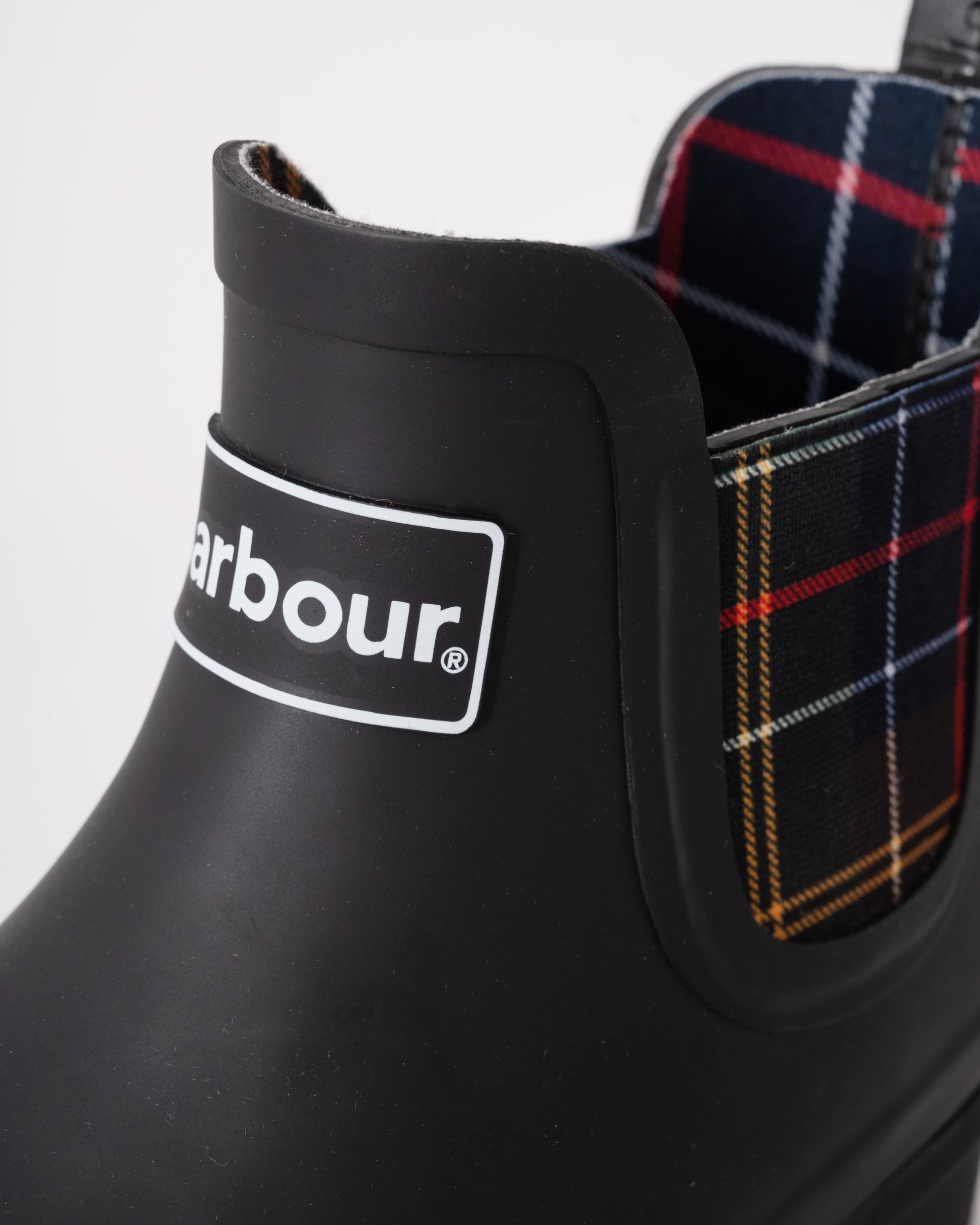 Barbour Kingham Womens Wellingtons - Black - CHO - Designer Womens Short Wellies