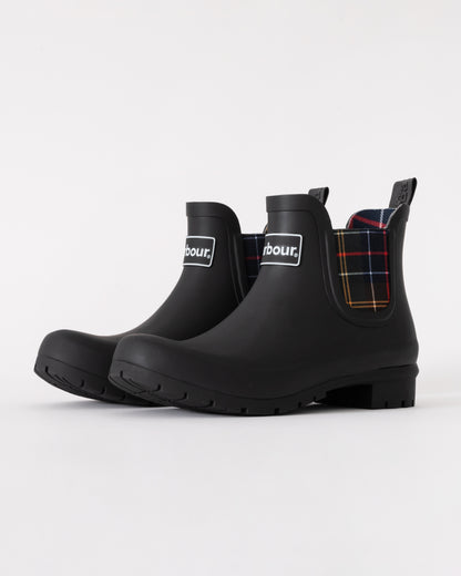 Barbour Kingham Womens Wellingtons in Black