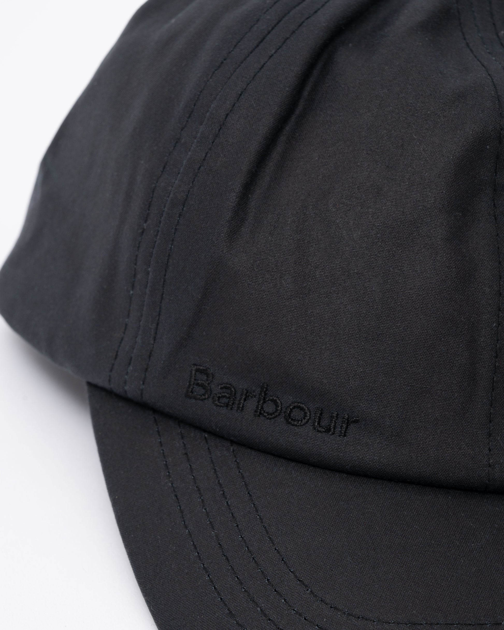 Barbour Mens Wax Sports Cap in Black