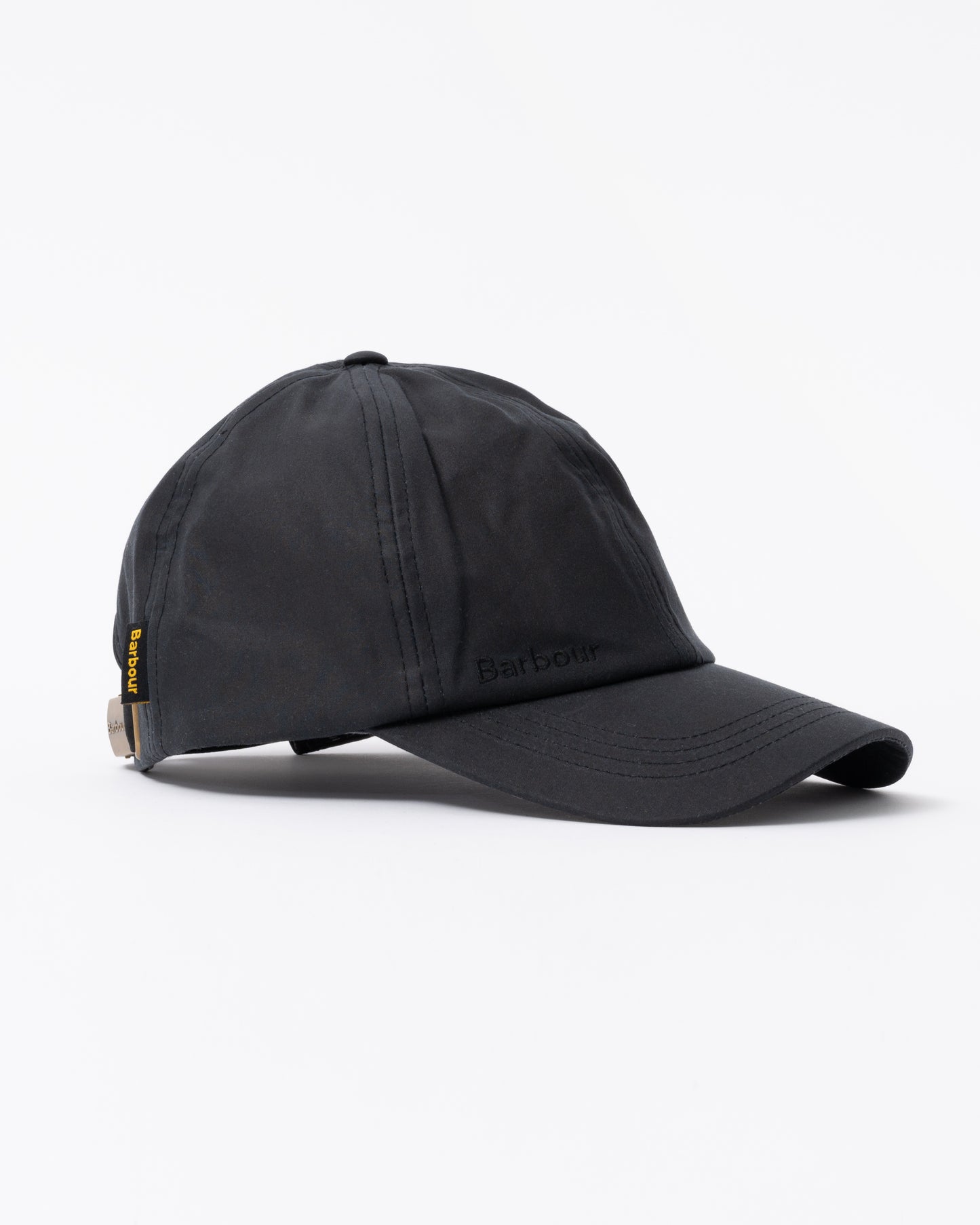 Barbour Mens Wax Sports Cap in Black