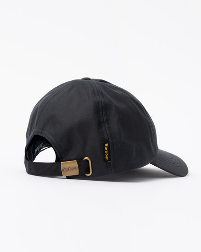 Barbour Mens Wax Sports Cap in Black